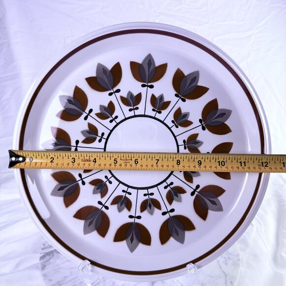 Vintage Mikasa Platter Plate 1970’s Light n Lively Ode D5852 Oven to Table 12" - Picture 5 of 5